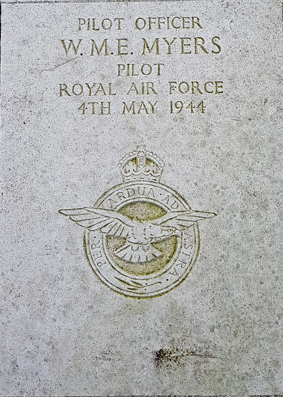 P/O William Mornington Edmund Myers<br/><br /><br />died May 4th, 1944